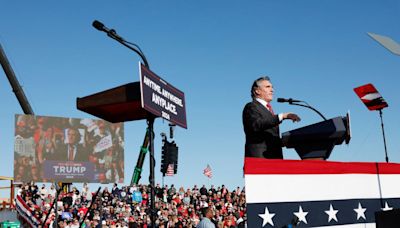 Potential VP pick joins Trump on flight to raucous Jersey Shore rally after he nixed another hopeful