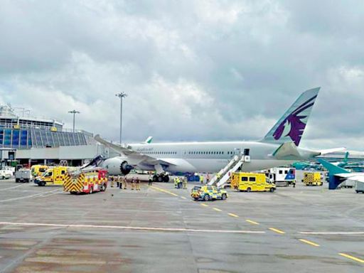 ﻿卡塔爾航空客機遇湍流12傷