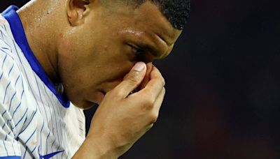 El posteo de Mbappé tras la fractura