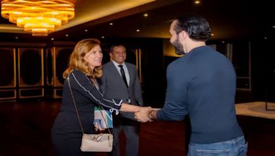 La presidenta del BCIE se reunió con Nayib Bukele y destacó la suba al crédito FOVIAL por US$150 millones