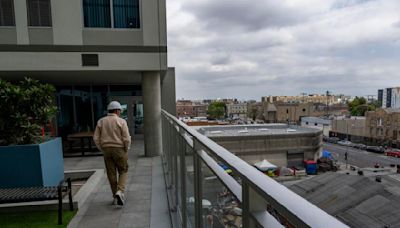 In Skid Row, a 19-story residential tower for homeless people will offer gym, cafe, art studio