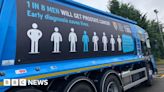 Lincolnshire bin lorry goes blue for prostate cancer