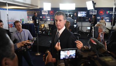 Gavin Newsom is writing a book. Is he hoping to take a page from Obama?