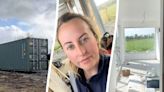 'I sold all my belongings and now live off grid in a container home'