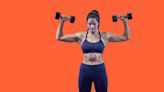 This dumbbell exercise is brilliant for sculpting shoulders and upper arms