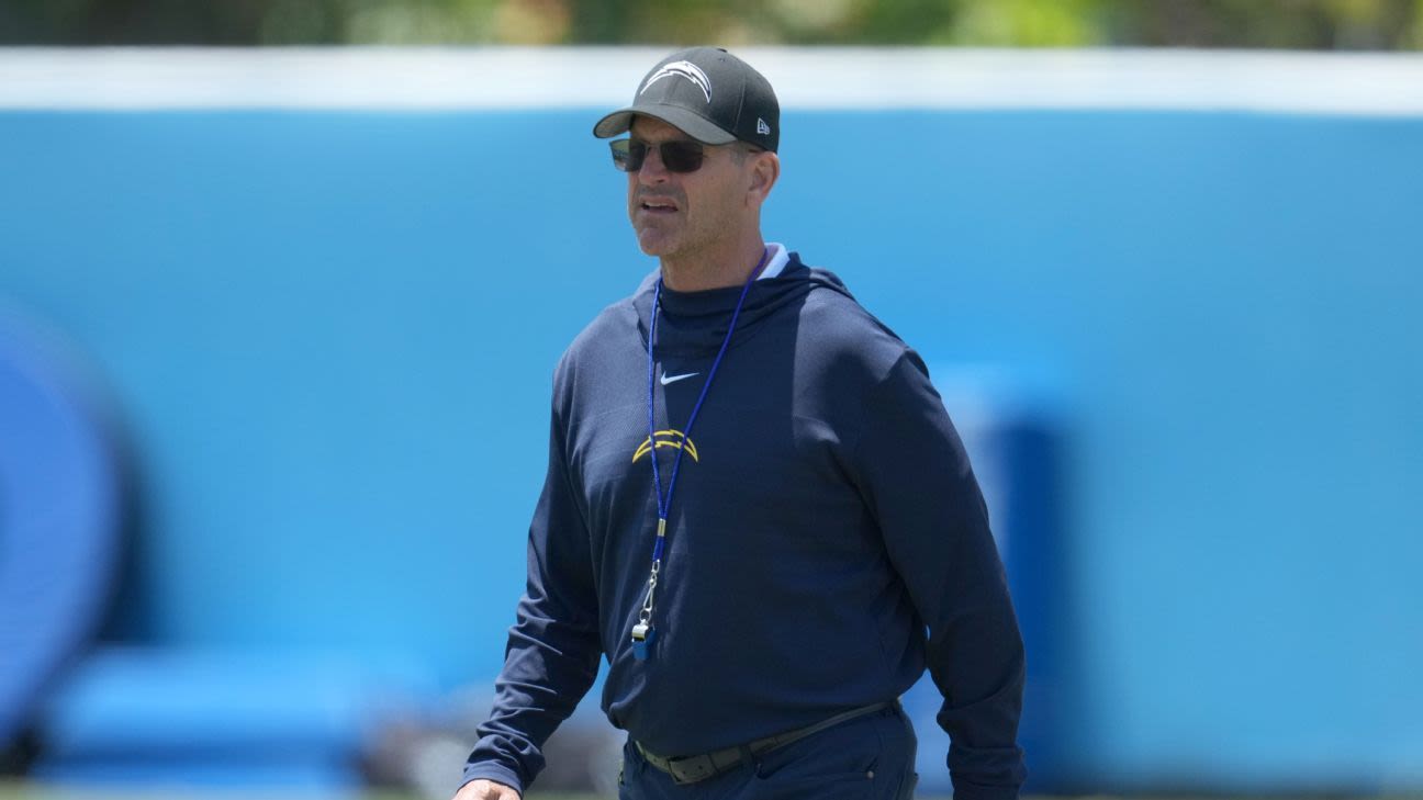 Chargers training camp preview: Jim Harbaugh returns to the NFL