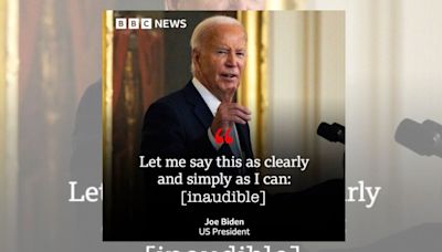 Fact Check: No, Biden Did Not Say, 'Let Me Say This as Clearly and Simply as I Can: [Inaudible]'