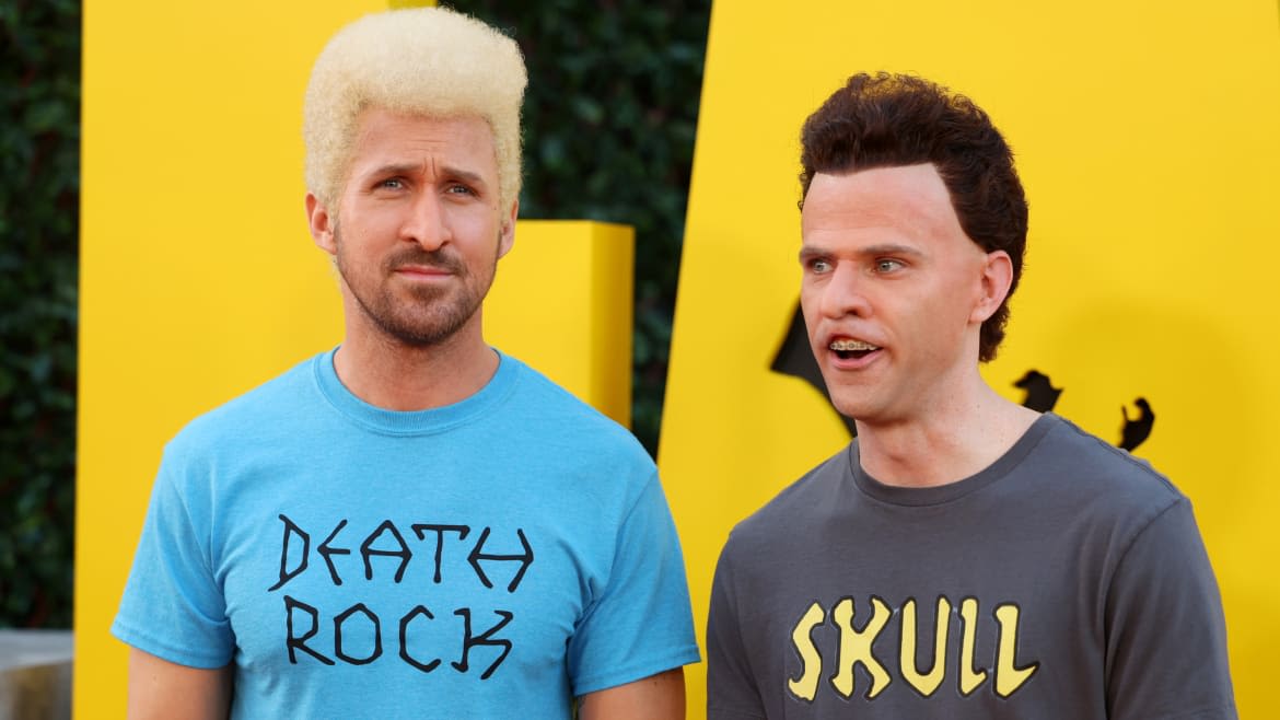 Ryan Gosling and Mikey Day Crash Red Carpet as ‘Beavis and Butt-Head’