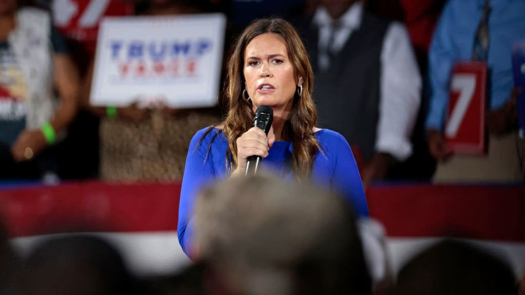 Sarah Huckabee Sanders Makes Vance-Like Jab at Harris for Not Having Kids