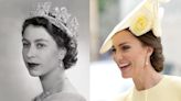 Duchess of Cambridge dons the Queen’s diamond and pearl earrings during thanksgiving service