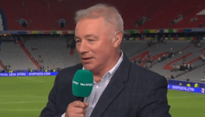 Moment Ally McCoist apologises on live TV after performing U-turn