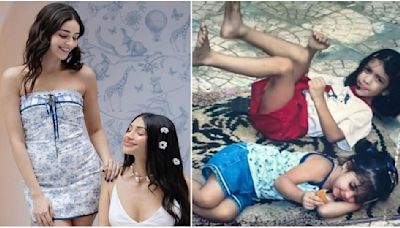 Ananya Panday drops cutesy childhood PIC with cousin and new mom Alanna Panday: ‘Eat, sleep, rave, repeat’