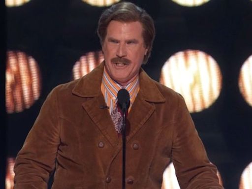 Will Ferrell reprises Ron Burgundy to roast Tom Brady: 'You’ll always be remembered as Eli Manning’s bitch'