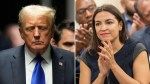 AOC gloats about Trump guilty verdict at Bronx town hall