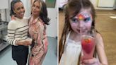 Inside Amy Childs' daughter's 7th birthday with mocktails and bouncy castle