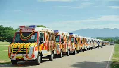 Punjab CM Bhagwant Mann flags off 58 new ambulances