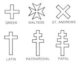 Christian cross variants