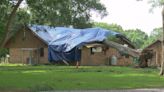 Acadia Parish storm victims begin cleaning up damage
