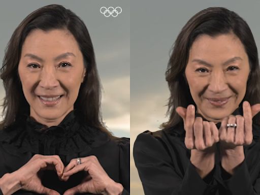 Michelle Yeoh champions displaced athletes at Paris Olympics