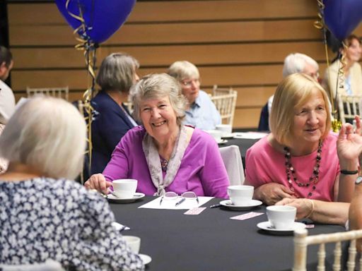Over 100 senior citizens treated to a summer tea party