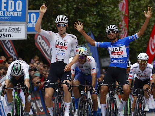 Dominio aplastante del UAE Team Emirates en la Vuelta a Asturias