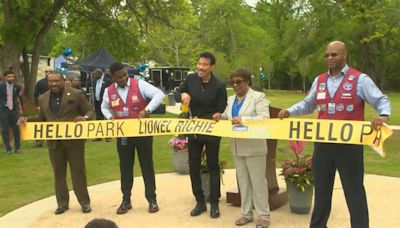 Music Icon Lionel Richie Makes A Trip Home to Tuskegee to Open Hello Park