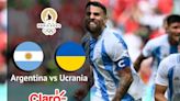 Claro Sports EN VIVO GRATIS - dónde ver Argentina vs. Ucrania por Claro VIDEO y YouTube