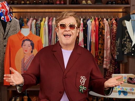 Elton John is selling his clothes on eBay