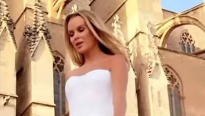 Amanda Holden flashes her underwear in sheer gown for daring photoshoot