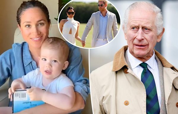 ‘Worried’ King Charles needs Meghan Markle’s approval before sending Archie a birthday gift: report