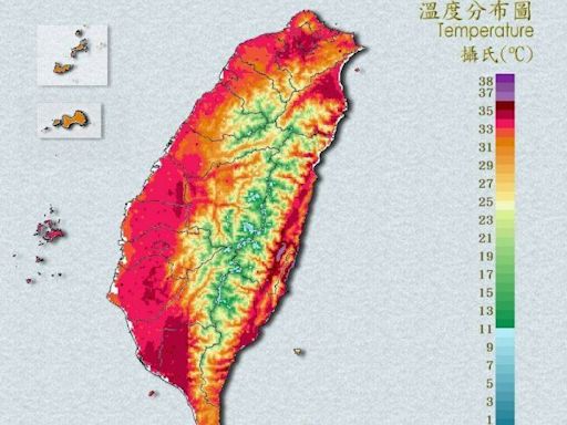 屏東高溫飆38度 鄭明典：各個典型熱區都出現了