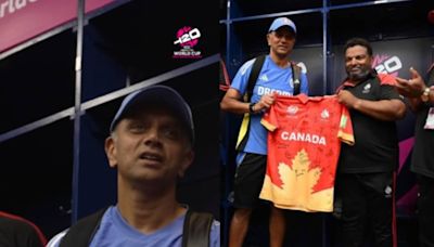 Rahul Dravid surprises Canada by entering dressing room after washout, touched by 'memorable' gesture in India swansong