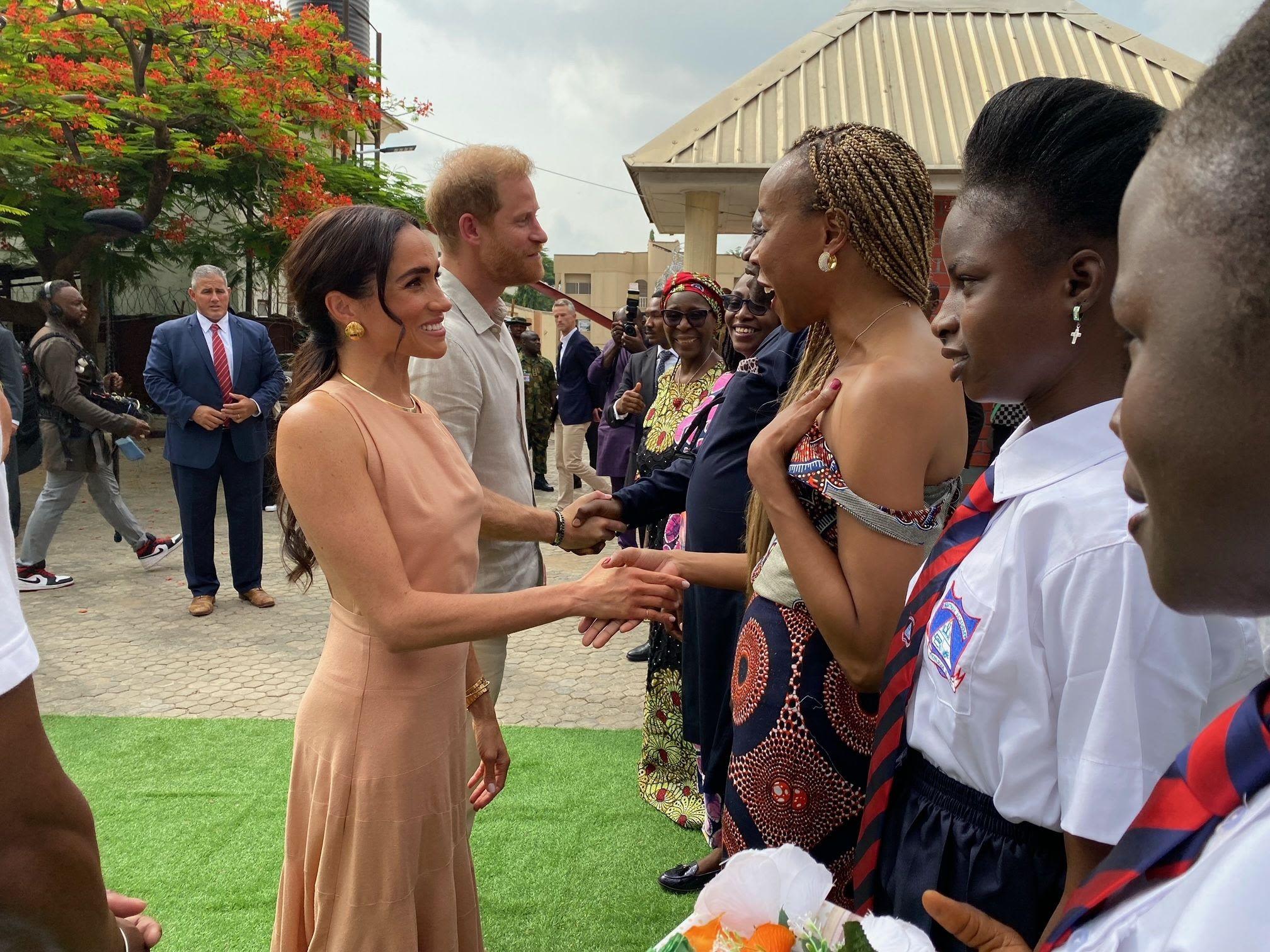 Harry and Meghan begin three-day Nigeria visit