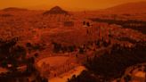 Photos show Sahara dust turn Athens orange