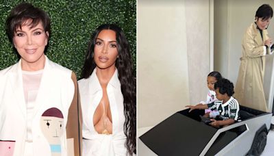 Kris Jenner Gifts Kim Kardashian's Son Psalm a Toy Tesla Cybertruck for His 5th Birthday