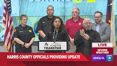 County Judge Lina Hidalgo signs disaster declaration for Harris County following torrential rainfall