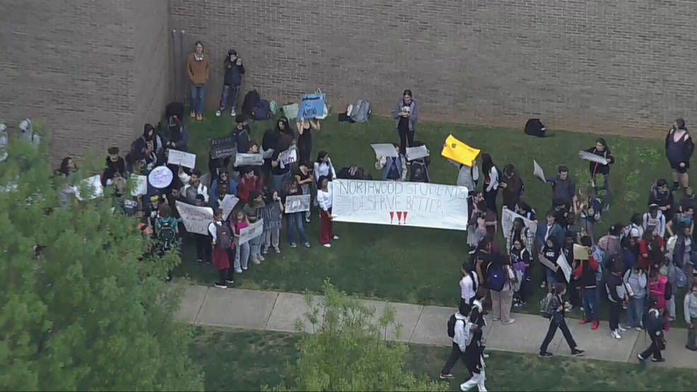 MCPS students walkout in protest of move to unfinished school without auditorium, fields