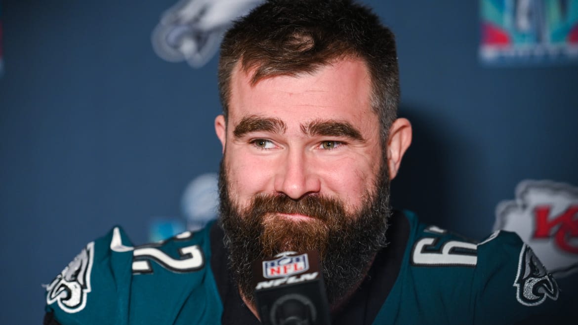 Jason Kelce Gets Emotional on Podcast Talking to Travis About Taylor Swift