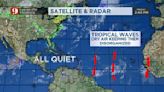 Dry air keeping tropical waves off the coast of Africa disorganized