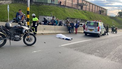 Accidentes en Manizales dejan un motociclista muerto y un adulto mayor herido