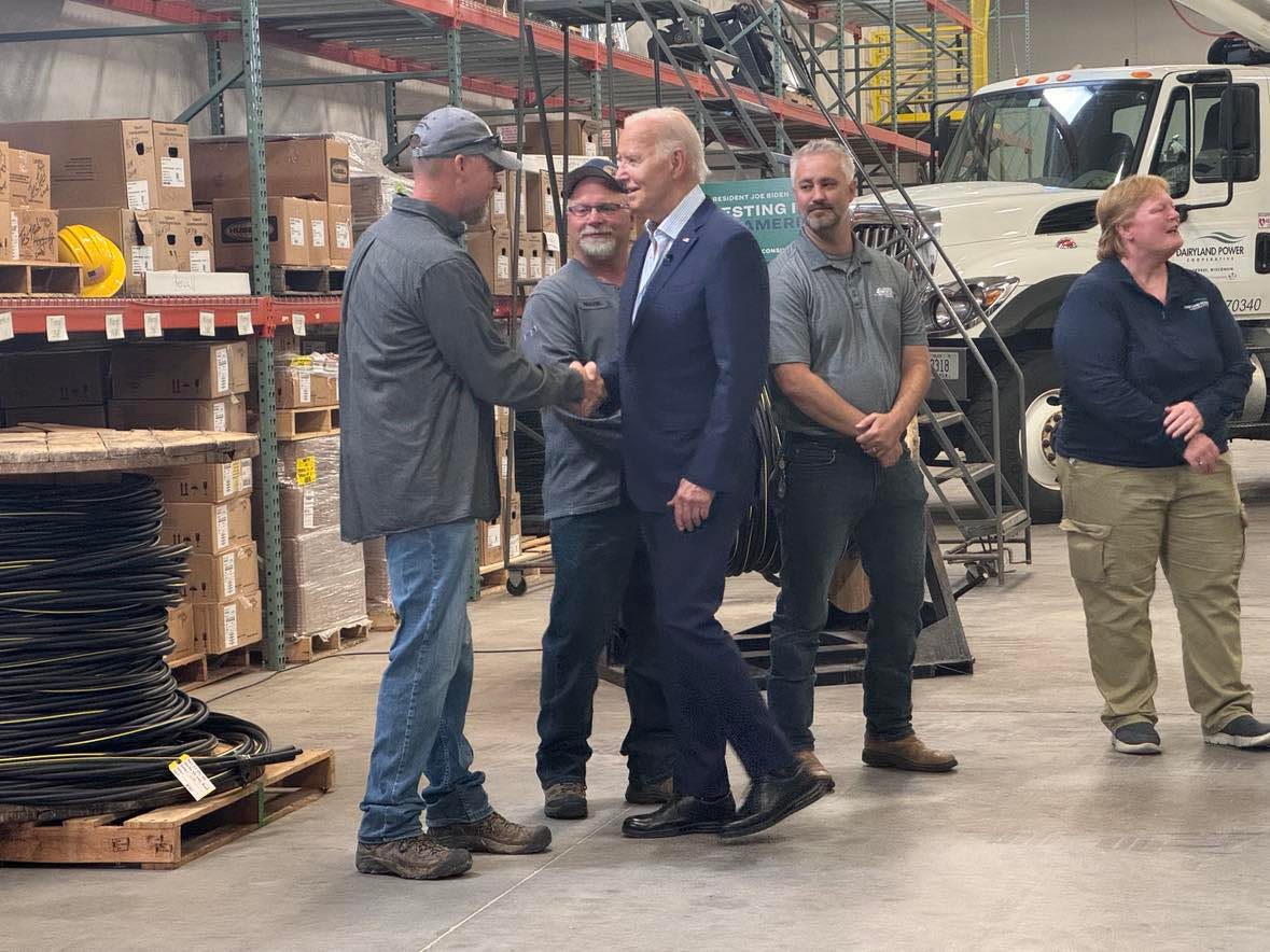 Recap: Joe Biden visits western Wisconsin, makes $7.3 billion rural energy announcement