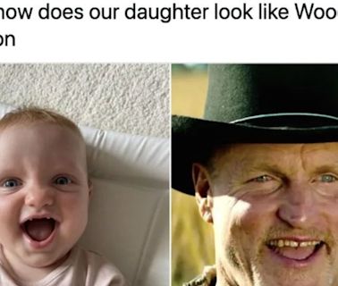 Baby Shares Uncanny Resemblance To Woody Harrelson… & Harrelson Agrees!