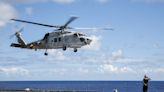 Japan Navy Helicopters Crash in Pacific