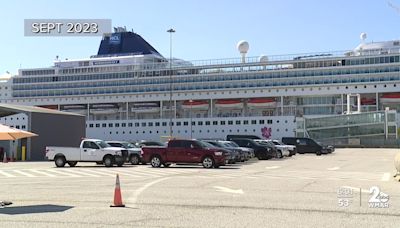 First cruise ship to return to Port of Baltimore since collapse