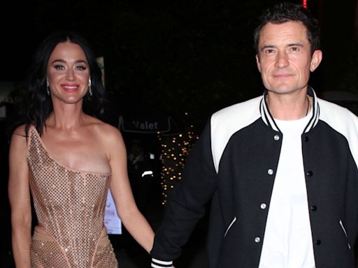 Katy Perry Holds Hands with Orlando Bloom as They Leave 'American Idol' Season Finale Afterparty