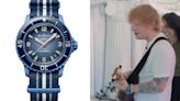 Ed Sheeran Rocked the New Blancpain x Swatch Dive Watch While Crashing a Wedding