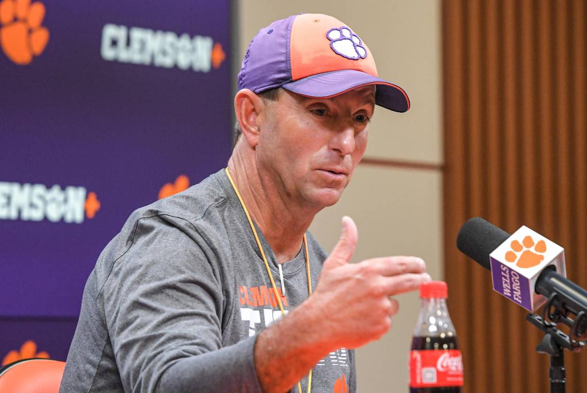 Dabo Swinney calls out ACC, ESPN for asking Clemson to move rivalry game vs. Gamecocks