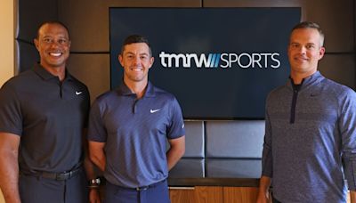 Tiger Woods, McIlroy-Backed TMRW Sports Valued at $500 Million in Funding Round