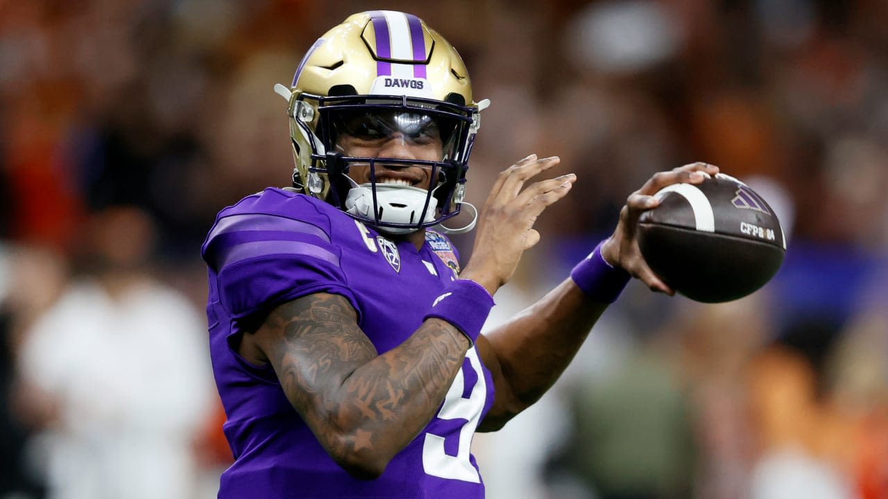 Falcons select Washington QB Michael Penix Jr. with No. 8 overall pick in 2024 NFL Draft