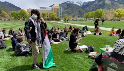 Students hold pro-Palestine sit-in at Utah State University, pro-Israel attendees respond